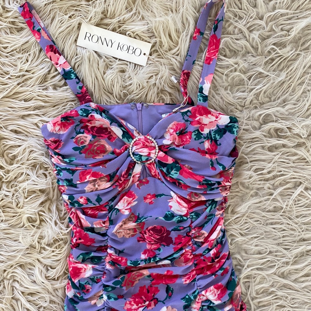 RONNY KOBO FLORAL DRESS